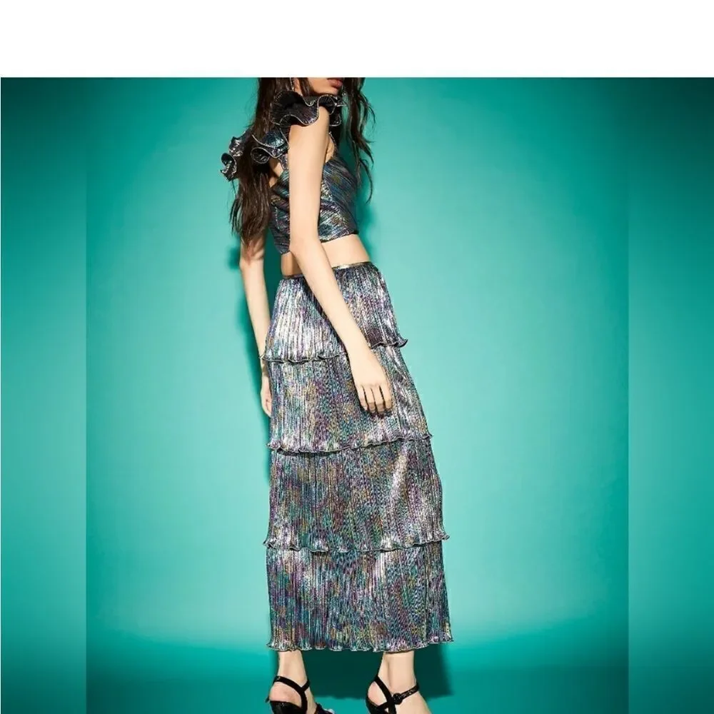 SAYLOR x Free People Multicolor Iridescent Gianna Set Size S